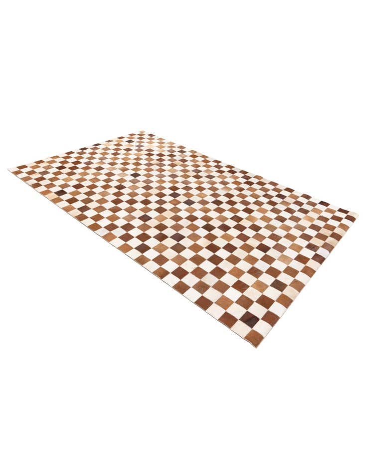 Detail image of  5' x 7' 11 Cowhide Stocks Rug