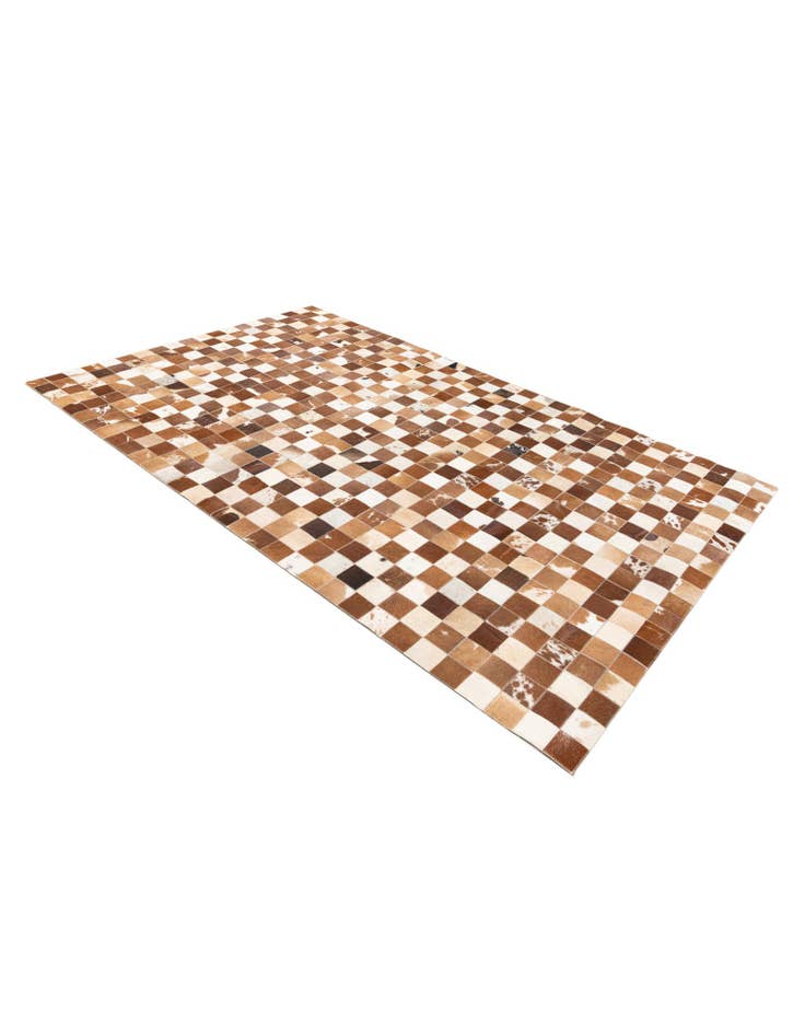 Detail image of  5' x 7' 11 Cowhide Stocks Rug