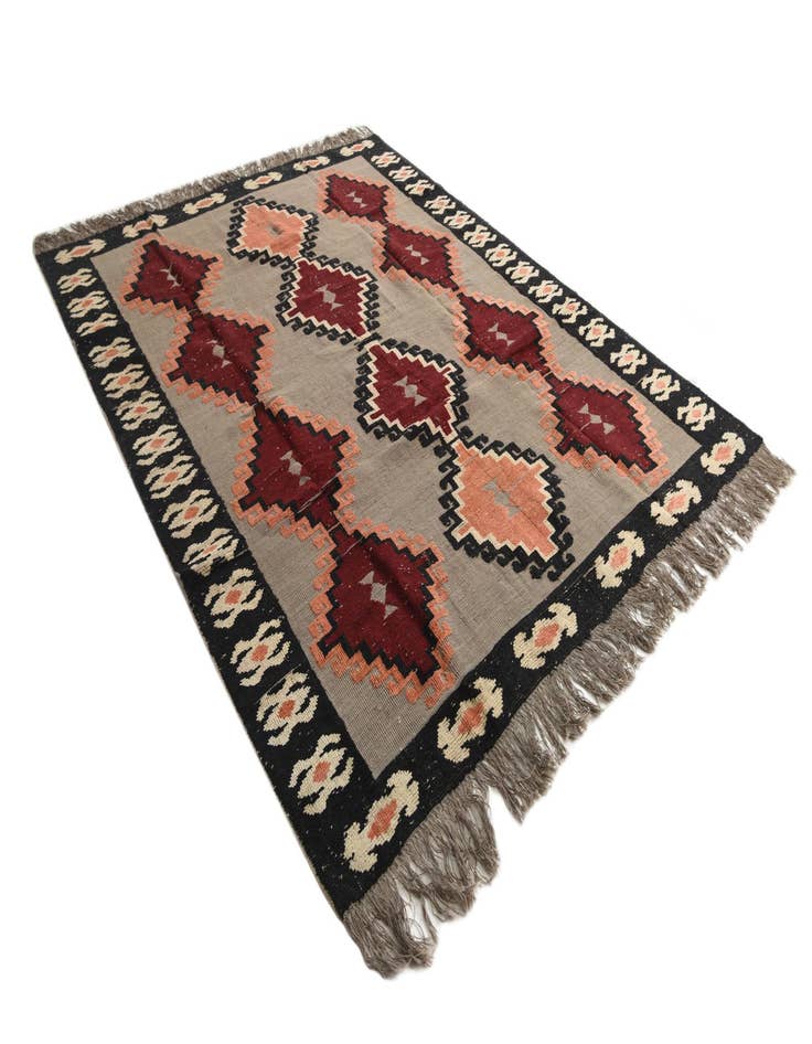 Detail image of  8' x 10'  Hand Knotted Darya Wool Rug