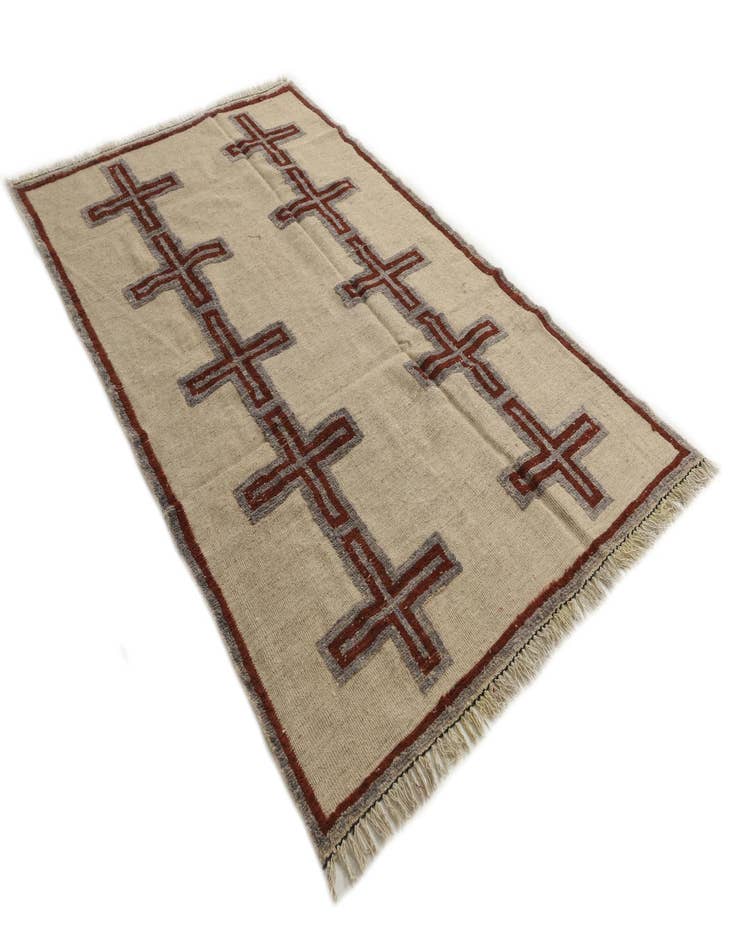 Detail image of  5' 10 x 9' 7  Hand Knotted Darya Wool Rug