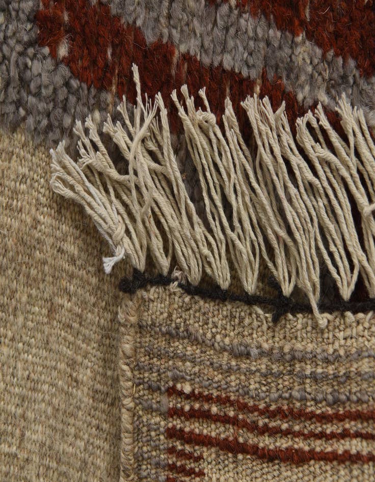 Detail image of  5' 10 x 9' 7  Hand Knotted Darya Wool Rug