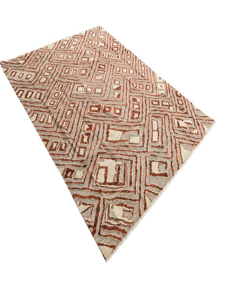 Detail image of  8' x 10' 2  Hand Knotted Darya Wool Rug