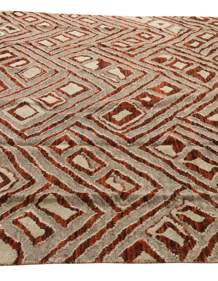 Detail image of  8' x 10' 2  Hand Knotted Darya Wool Rug