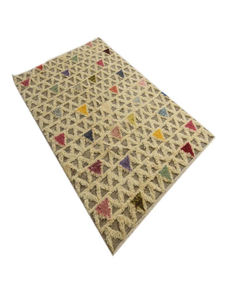 Detail image of  5' 7 x 8' 3  Hand Knotted Darya Wool Rug