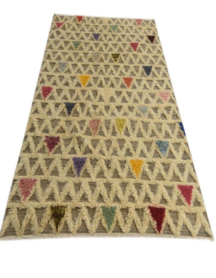 Detail image of  5' 7 x 8' 3  Hand Knotted Darya Wool Rug