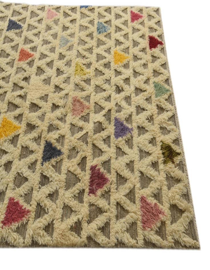 Detail image of  5' 7 x 8' 3  Hand Knotted Darya Wool Rug