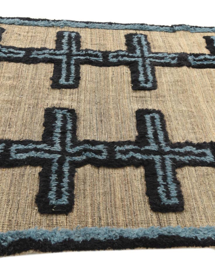 Detail image of  4' 10 x 7' 1  Hand Knotted Darya Wool Rug