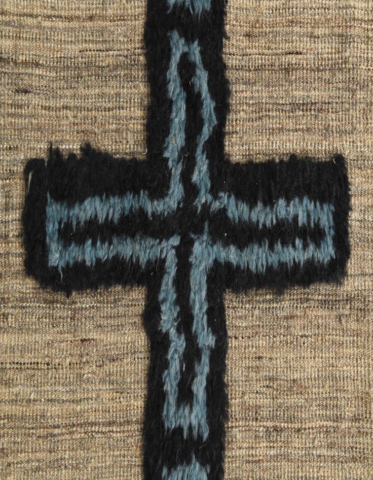 Detail image of  4' 10 x 7' 1  Hand Knotted Darya Wool Rug