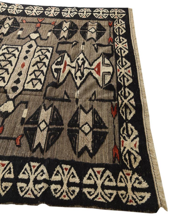 Detail image of  8' x 10' 4  Hand Knotted Darya Wool Rug