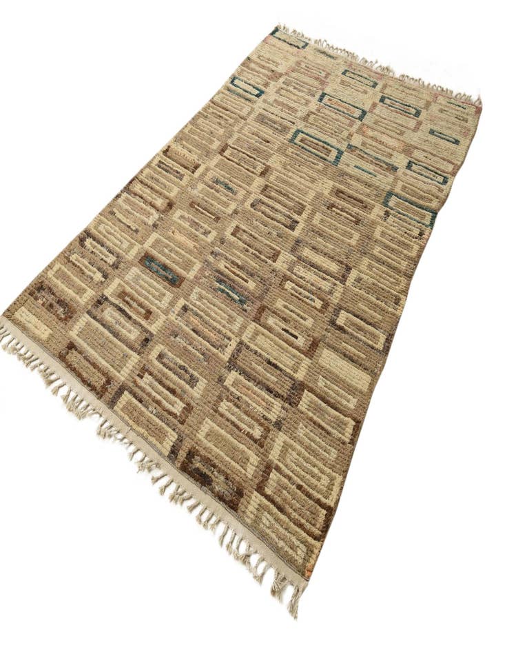 Detail image of  5' 4 x 8' 7  Hand Knotted Darya Wool Rug