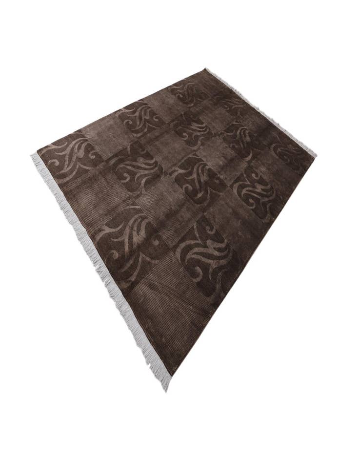 Detail image of  6' 8 x 9' 11  Hand Knotted Darya Wool Rug