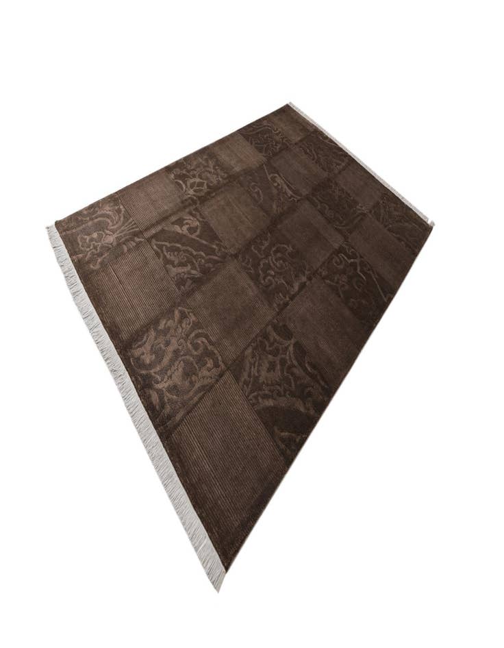 Detail image of  6' 9 x 10' 2  Hand Knotted Darya Wool Rug