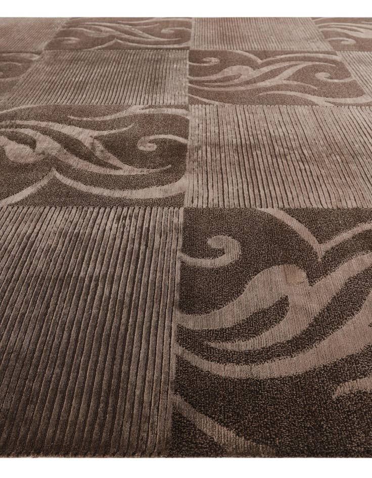 Detail image of  6' 8 x 10' 3  Hand Knotted Darya Wool Rug