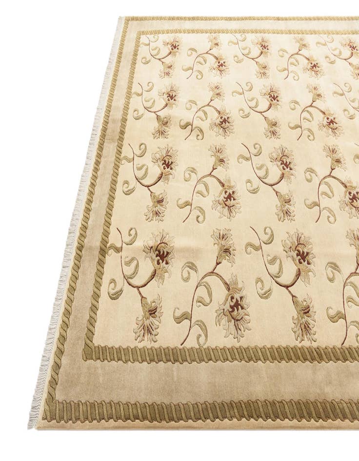 Detail image of  7' 11 x 10' 10  Hand Knotted Darya Wool Rug