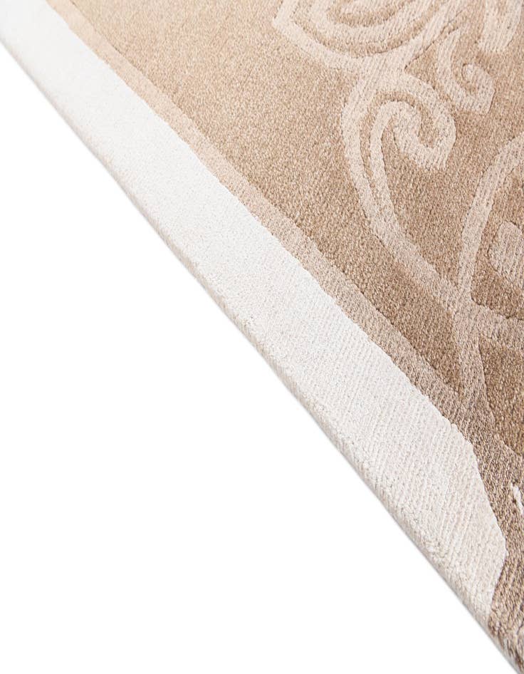 Detail image of  6' 9 x 10'  Hand Knotted Darya Wool Rug