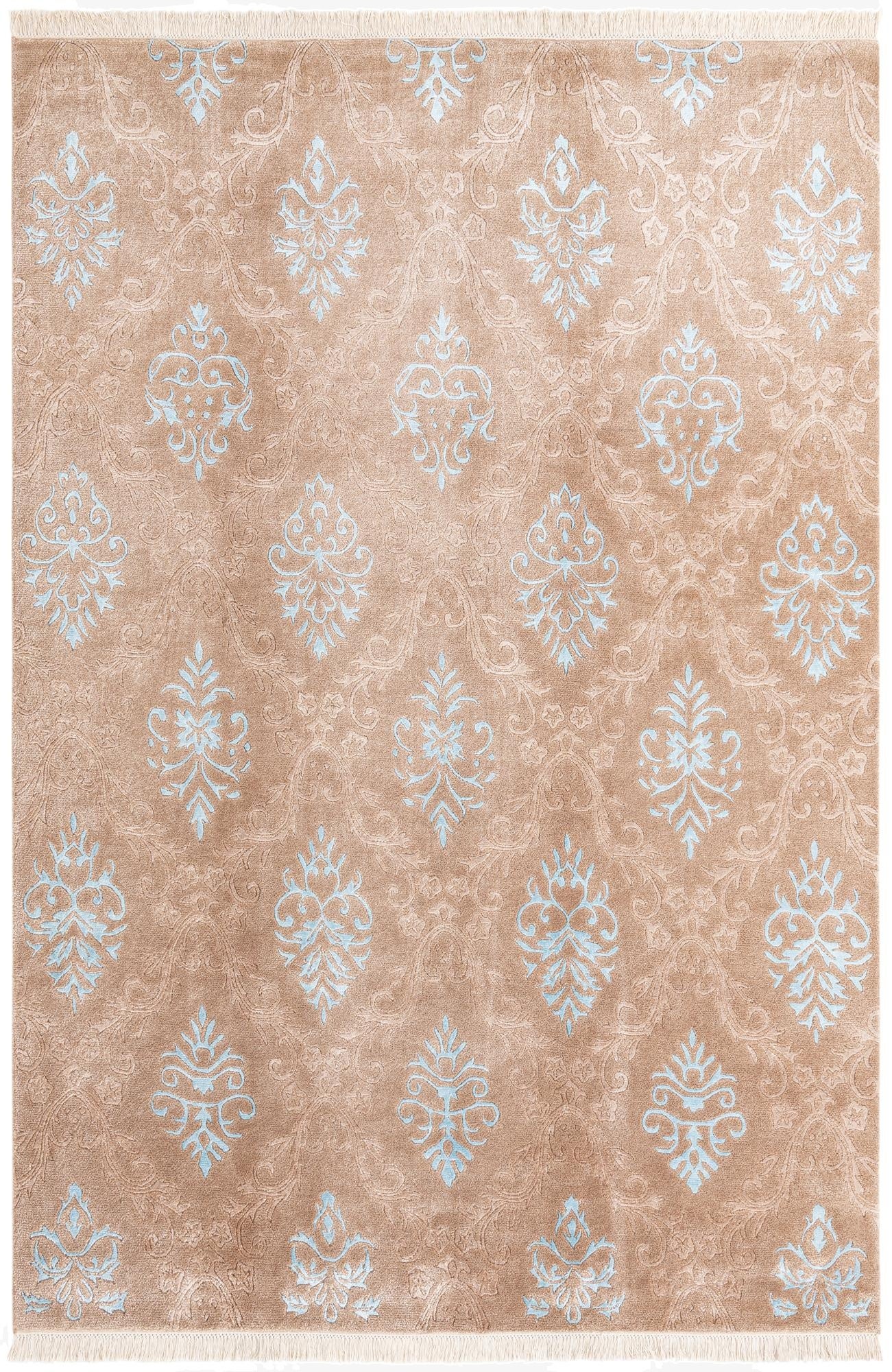  6' 6 x 9' 7  Hand Knotted Darya Wool Rug