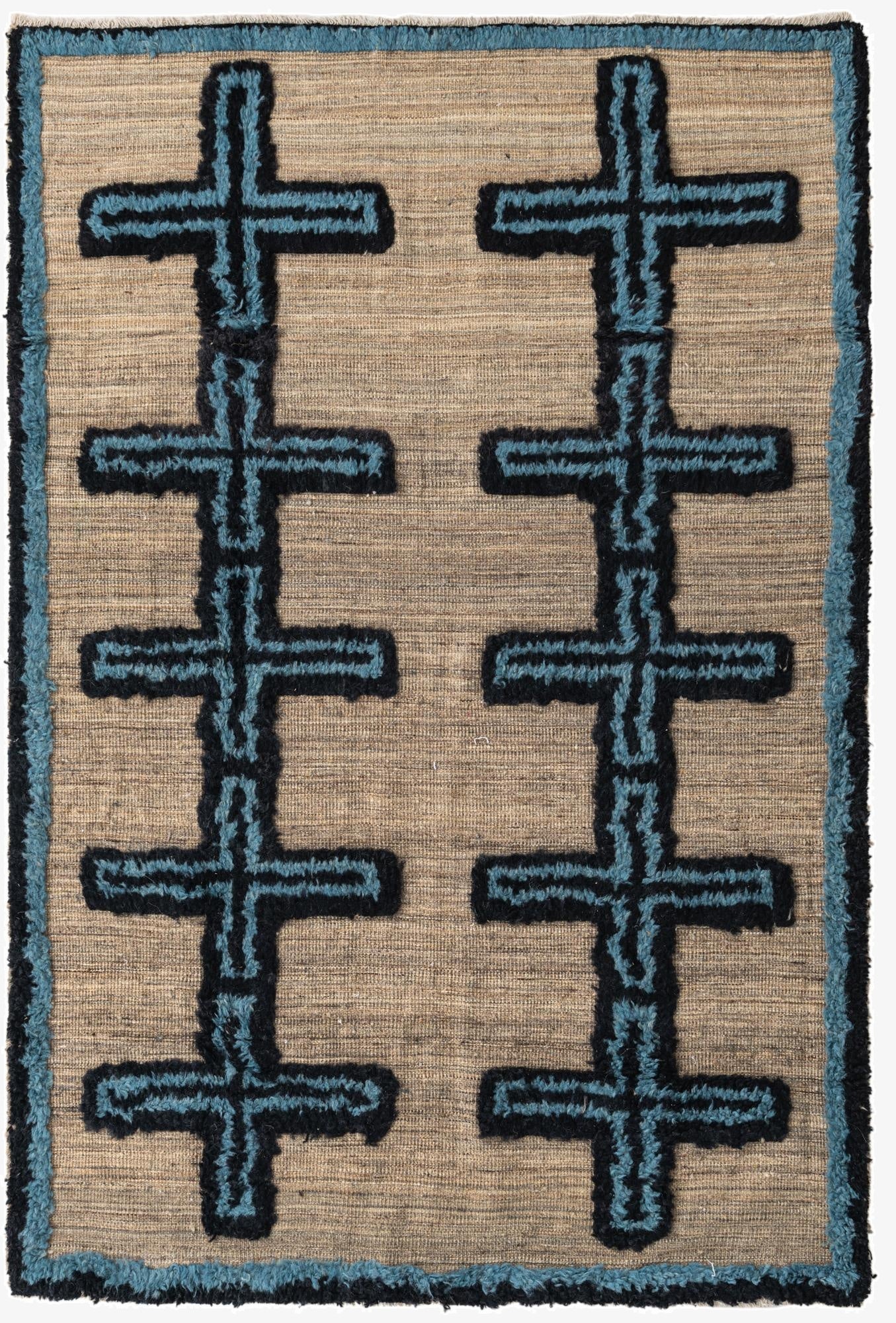 4' 10 x 7' 1  Hand Knotted Darya Wool Rug