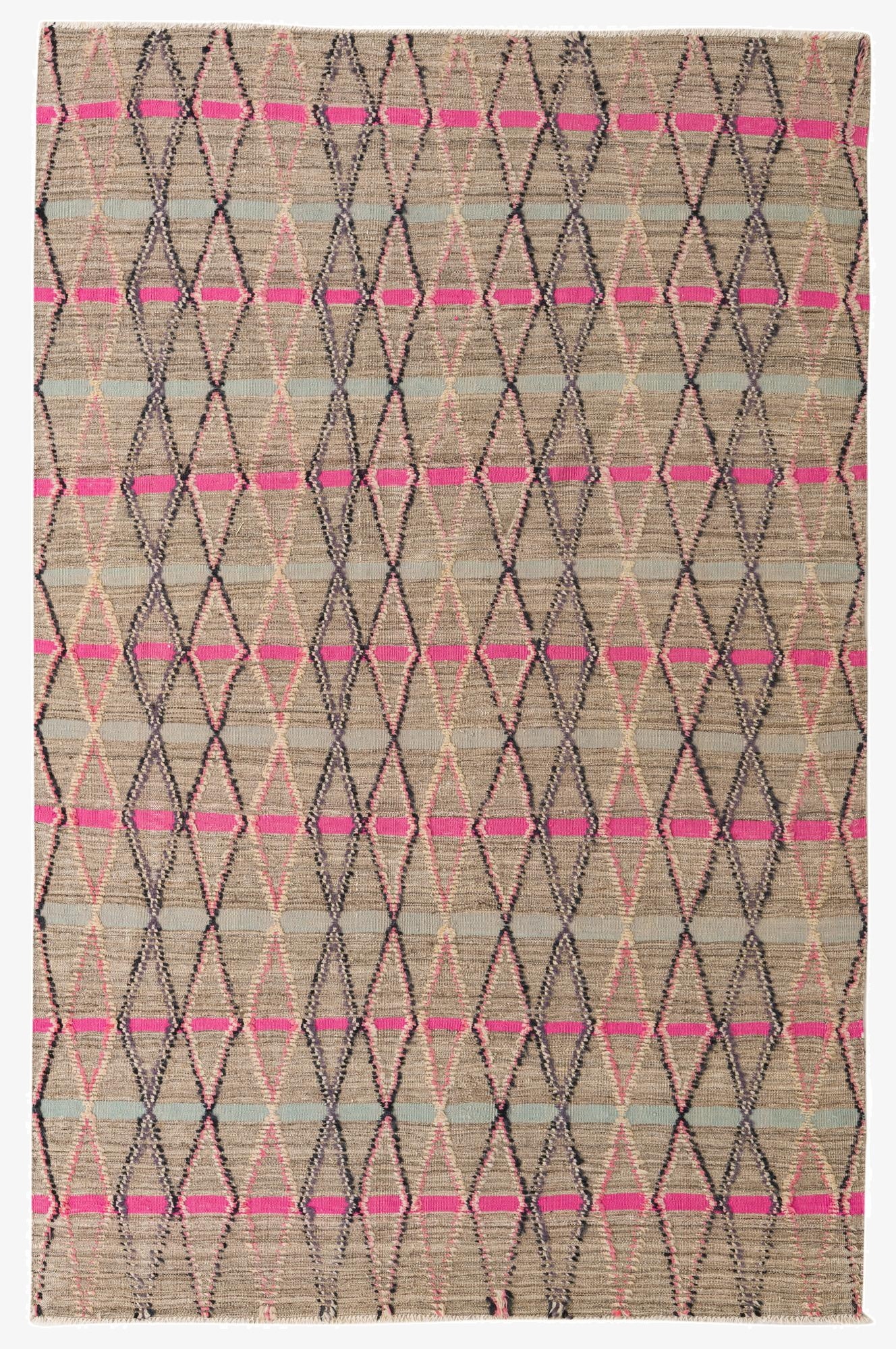  6' 5 x 9' 10  Hand Knotted Darya Wool Rug