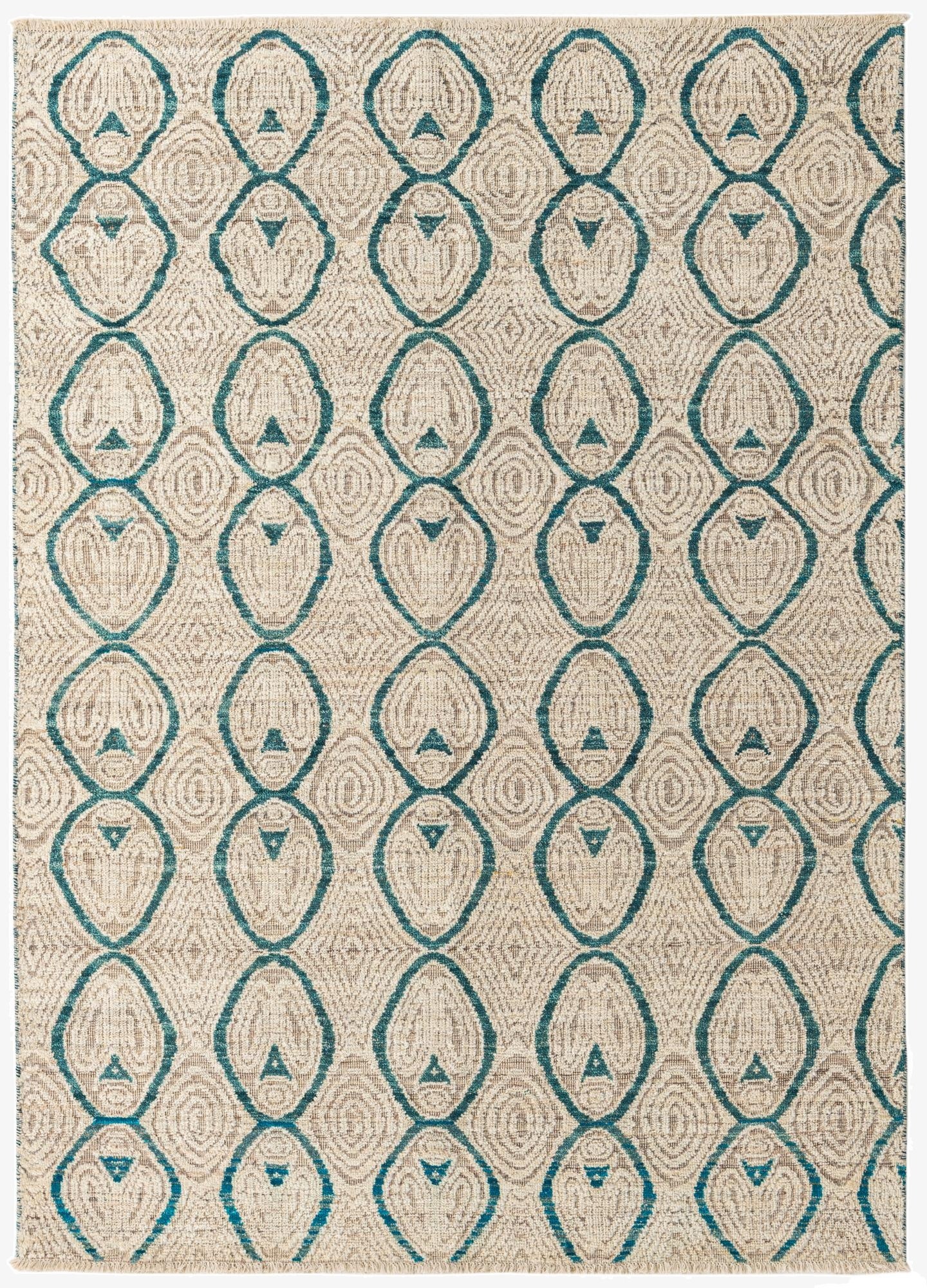  5' 6 x 7' 8  Hand Knotted Darya Wool Rug
