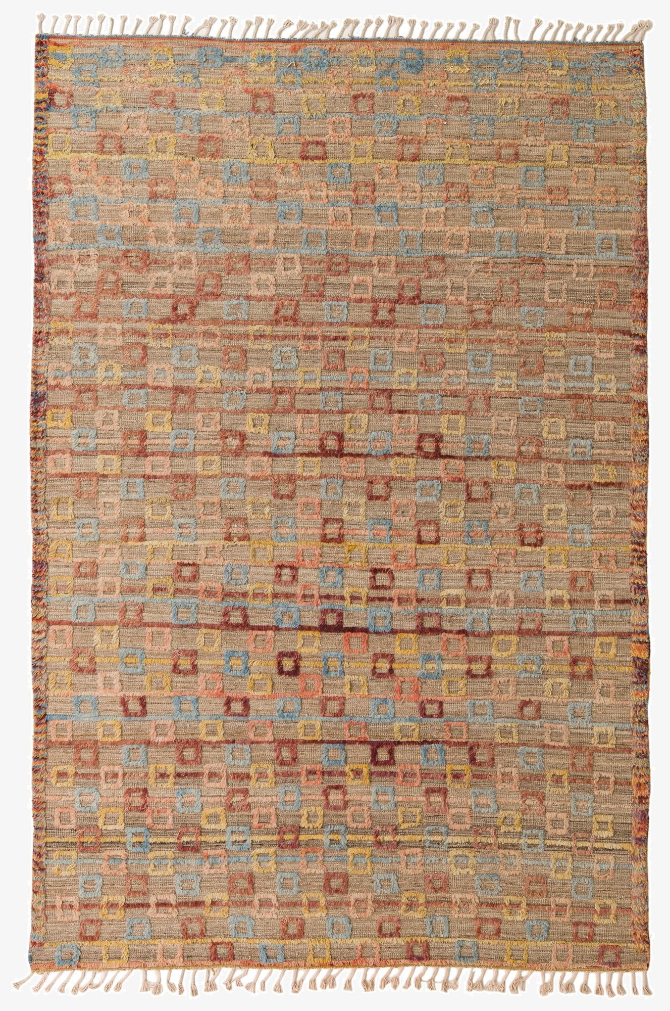  6' 5 x 9' 9  Hand Knotted Darya Wool Rug