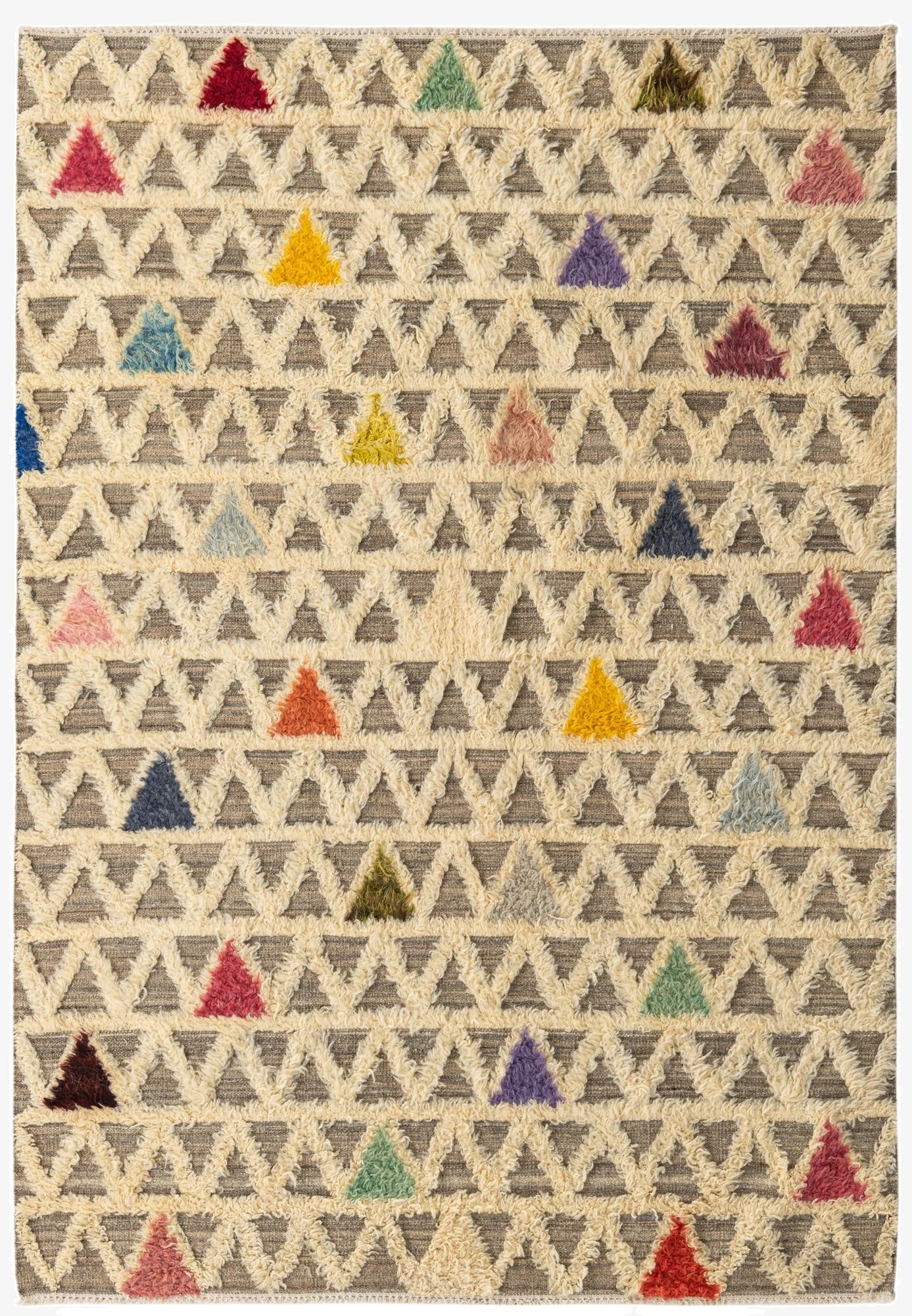  5' 7 x 8' 3  Hand Knotted Darya Wool Rug