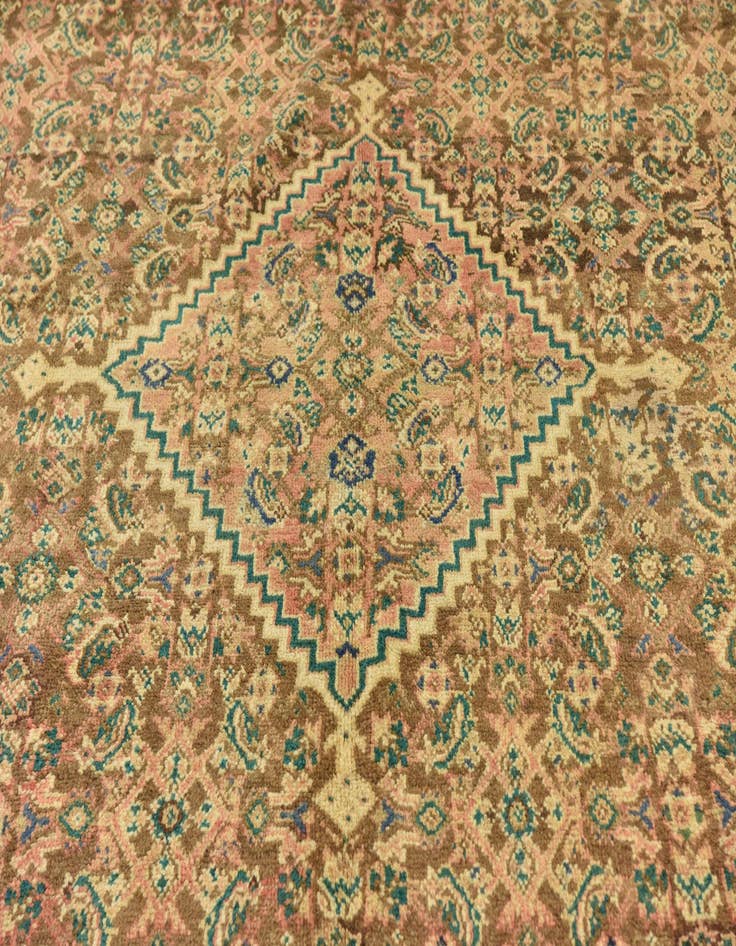 Detail image of  10' 5 x 14'  Hand Knotted Farahan Persian Wool Rug