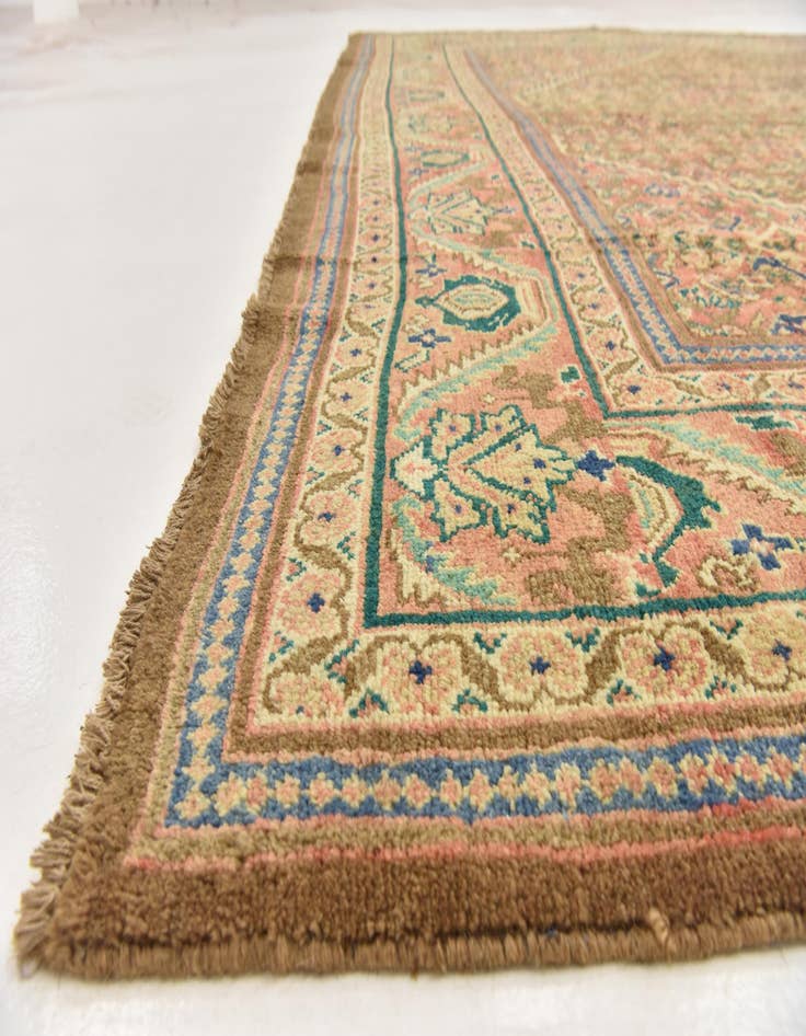 Detail image of  10' 5 x 14'  Hand Knotted Farahan Persian Wool Rug