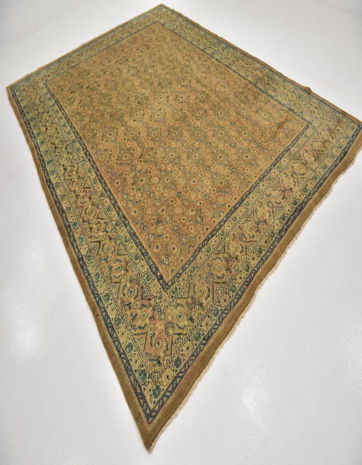 Detail image of  9' 9 x 13' 2  Hand Knotted Farahan Persian Wool Rug