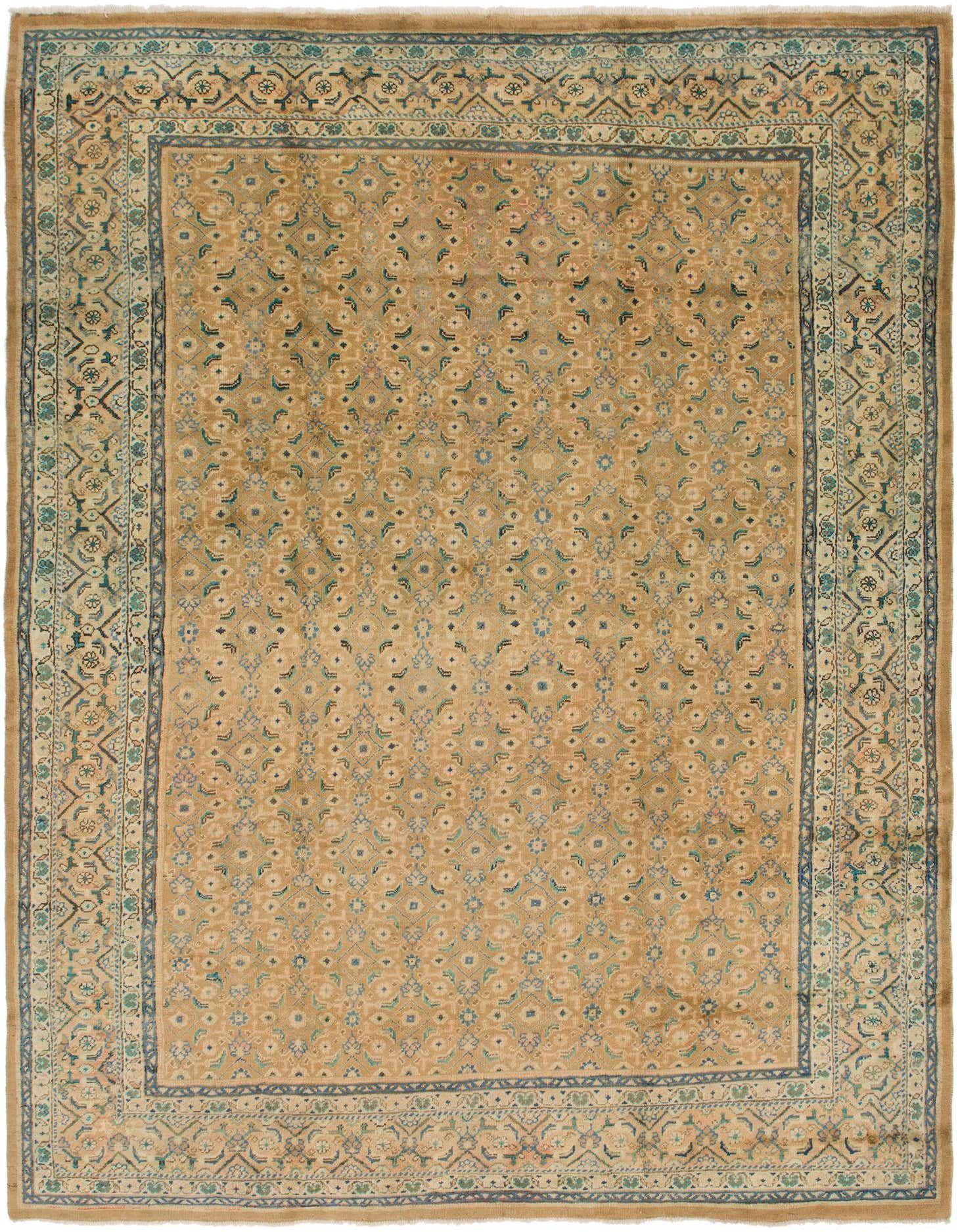 Primary image  9' 9 x 13' 2  Hand Knotted Farahan Persian Wool Rug