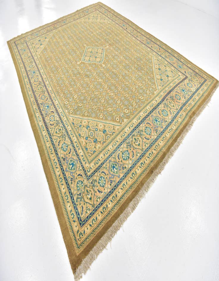 Detail image of  9' 10 x 13' 2  Hand Knotted Farahan Persian Wool Rug