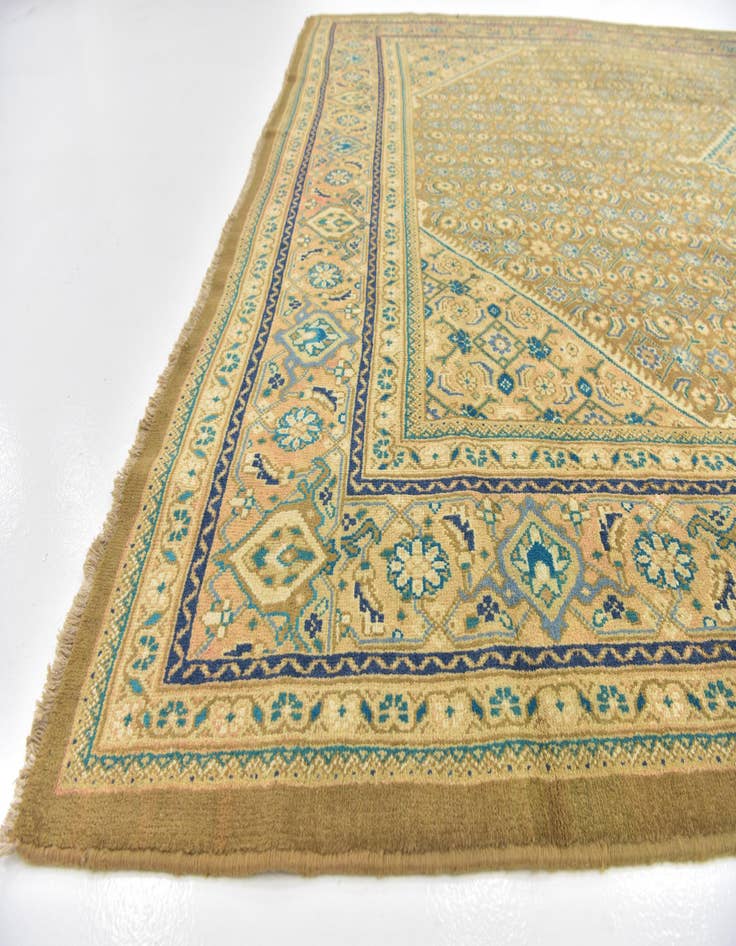 Detail image of  9' 10 x 13' 2  Hand Knotted Farahan Persian Wool Rug