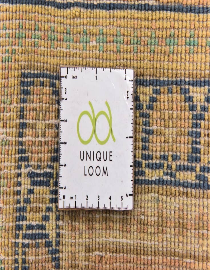 Detail image of  9' 9 x 13'  Hand Knotted Farahan Persian Wool Rug