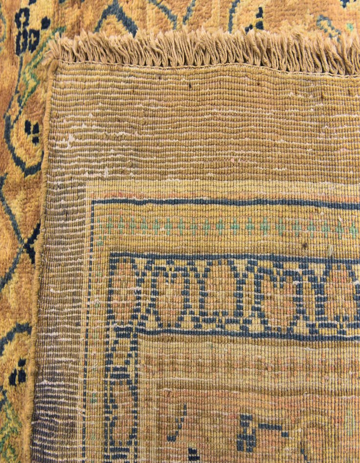 Detail image of  9' 9 x 13'  Hand Knotted Farahan Persian Wool Rug