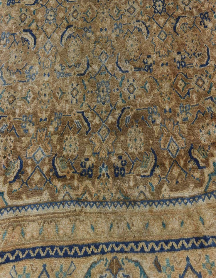 Detail image of  9' 3 x 12' 10  Hand Knotted Farahan Persian Wool Rug
