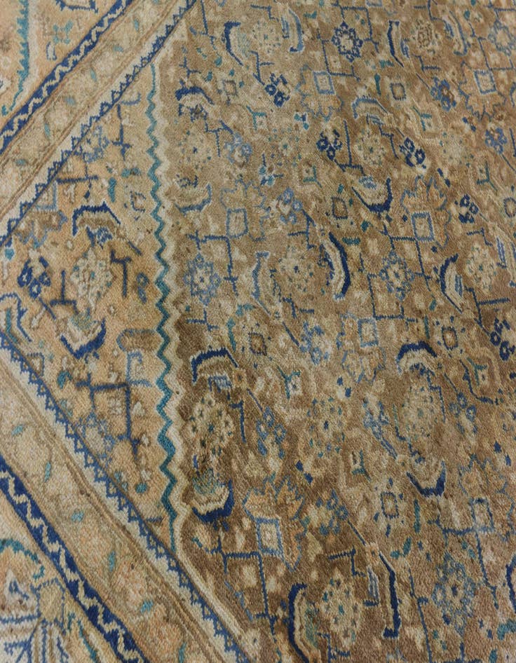 Detail image of  9' 3 x 12' 10  Hand Knotted Farahan Persian Wool Rug
