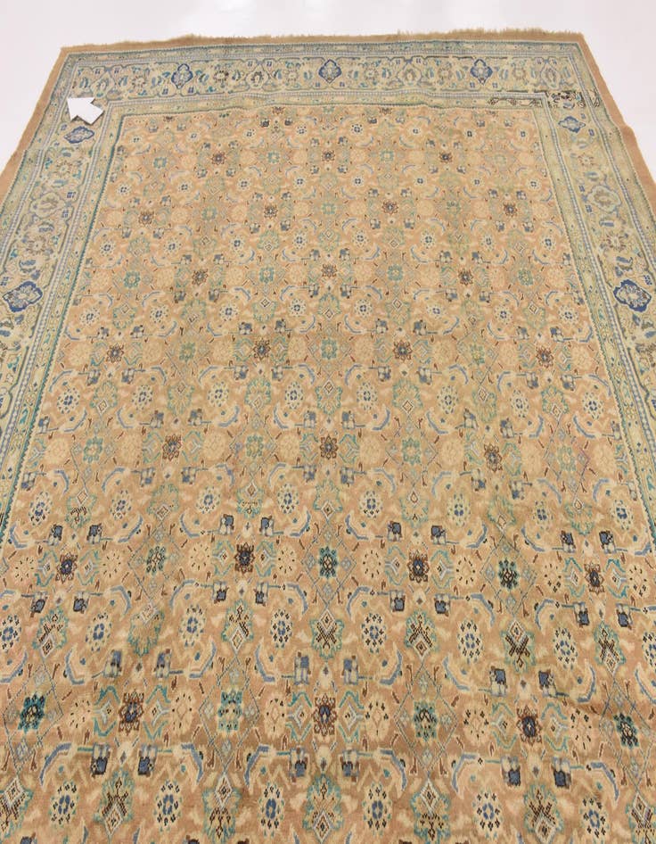 Detail image of  10' 3 x 12' 10  Hand Knotted Farahan Persian Wool Rug