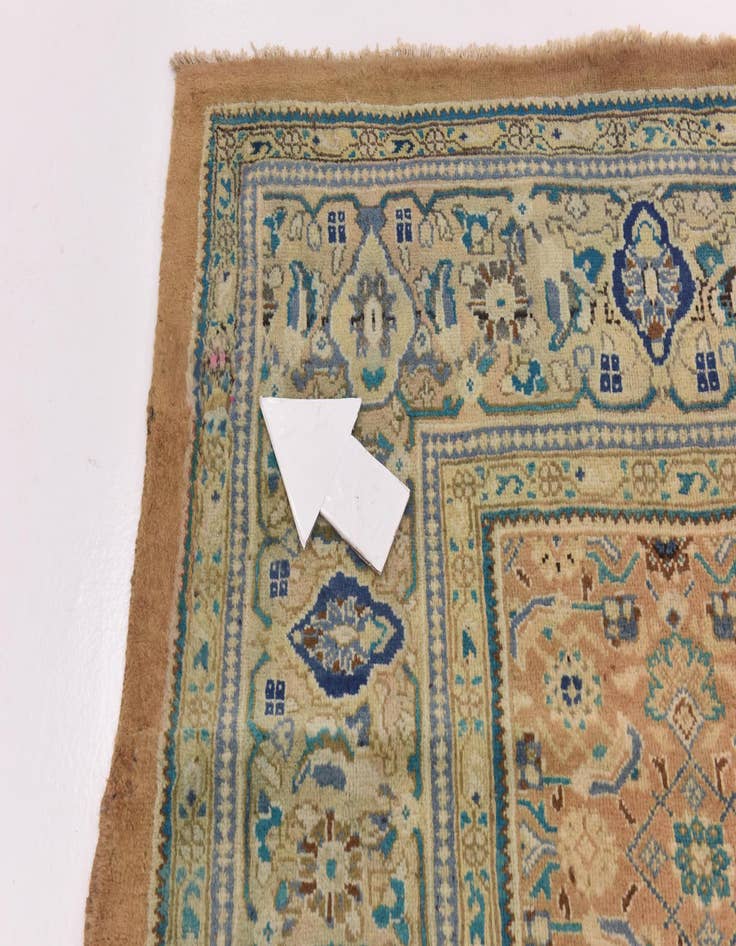 Detail image of  10' 3 x 12' 10  Hand Knotted Farahan Persian Wool Rug