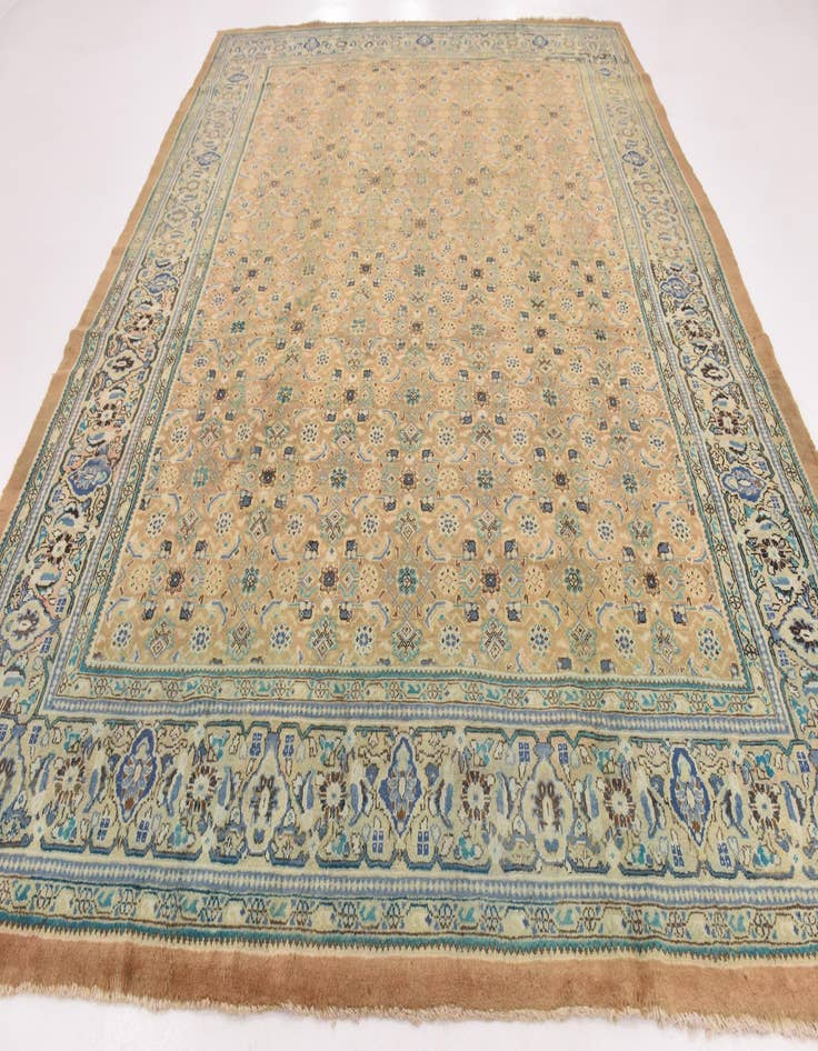 Detail image of  10' 3 x 12' 10  Hand Knotted Farahan Persian Wool Rug