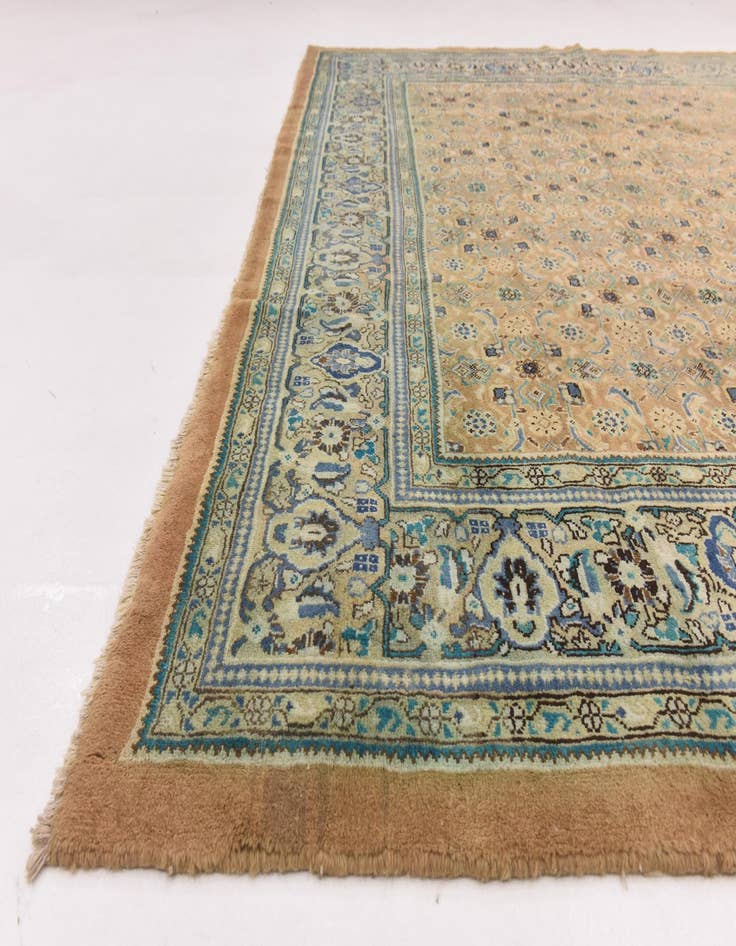 Detail image of  10' 3 x 12' 10  Hand Knotted Farahan Persian Wool Rug