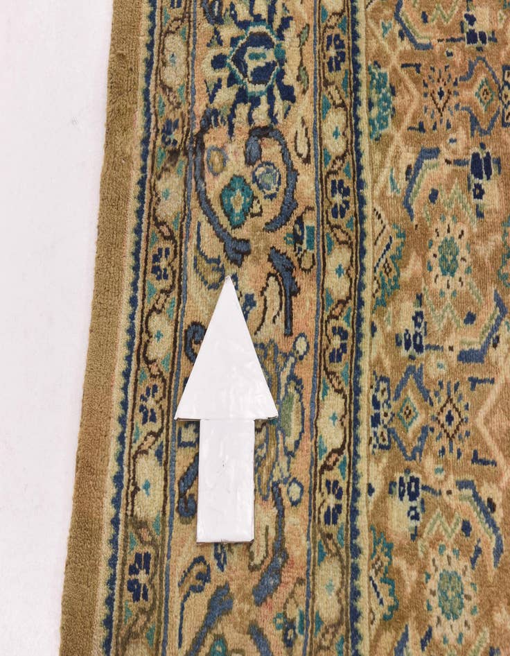 Detail image of  9' 8 x 13' 2  Hand Knotted Farahan Persian Wool Rug