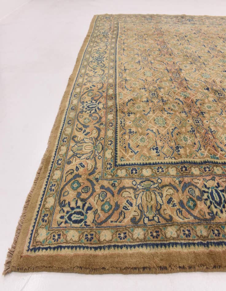 Detail image of  9' 8 x 13' 2  Hand Knotted Farahan Persian Wool Rug