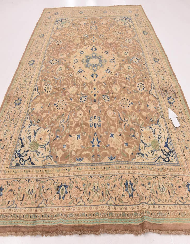 Detail image of  9' 9 x 12' 6  Hand Knotted Farahan Persian Wool Rug