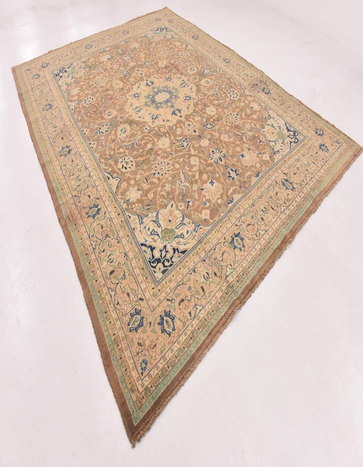 Detail image of  9' 9 x 12' 6  Hand Knotted Farahan Persian Wool Rug