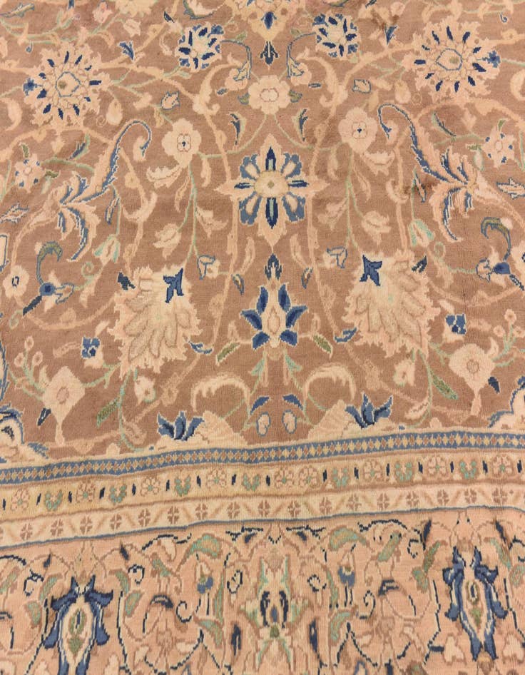 Detail image of  9' 9 x 12' 6  Hand Knotted Farahan Persian Wool Rug
