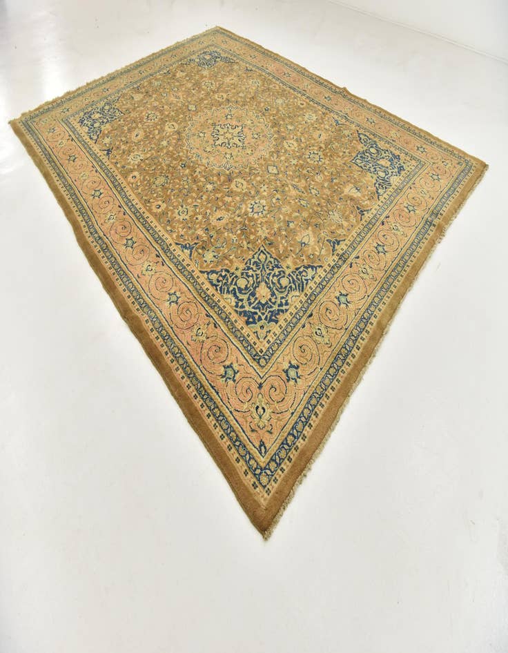 Detail image of  9' 9 x 12' 9  Hand Knotted Farahan Persian Wool Rug