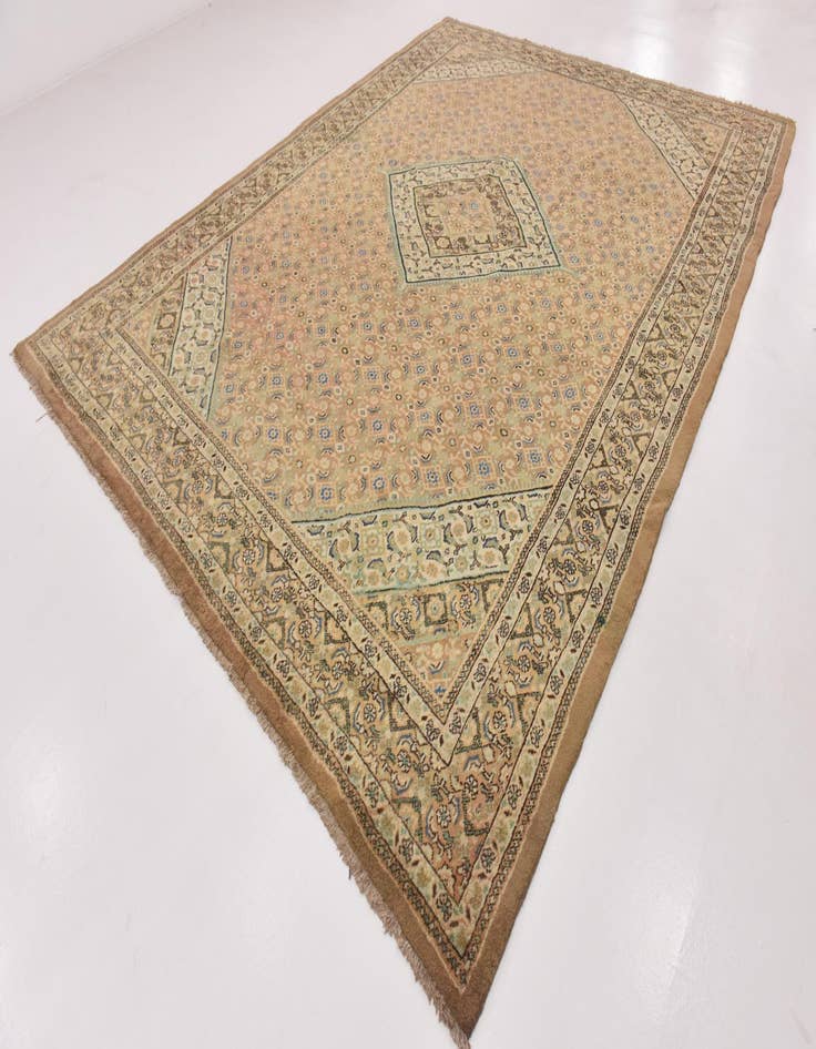 Detail image of  9' 10 x 13' 2  Hand Knotted Farahan Persian Wool Rug