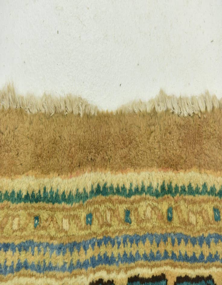 Detail image of  9' 9 x 13' 6  Hand Knotted Farahan Persian Wool Rug