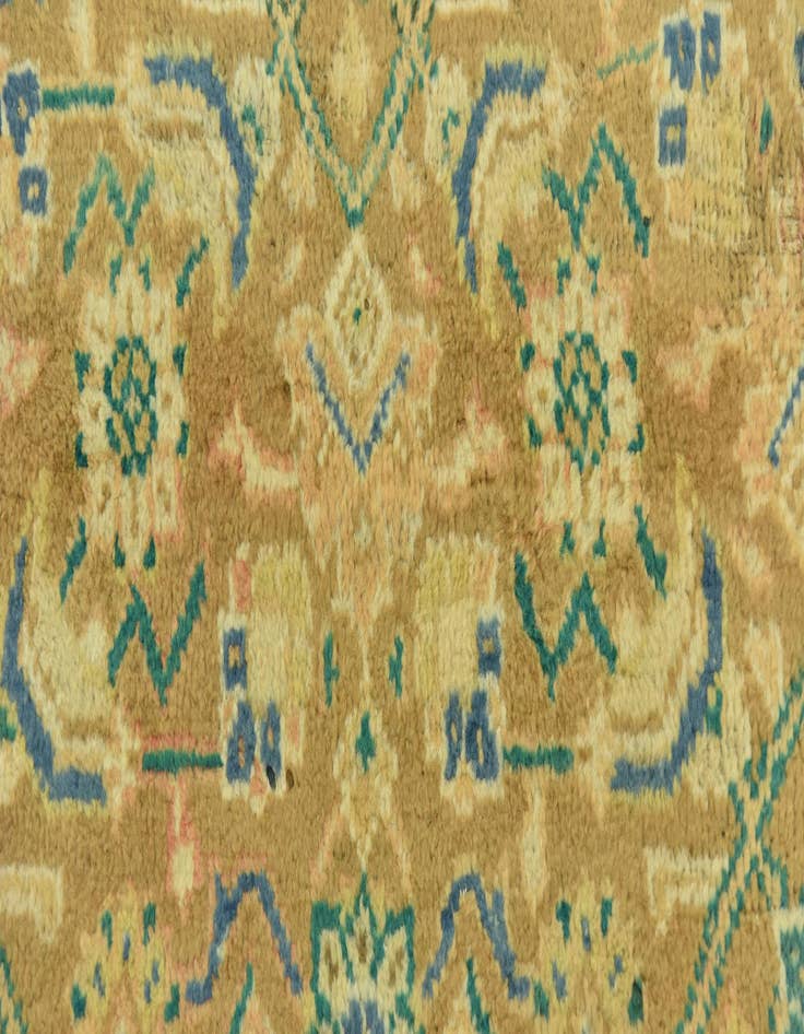 Detail image of  9' 9 x 13' 6  Hand Knotted Farahan Persian Wool Rug