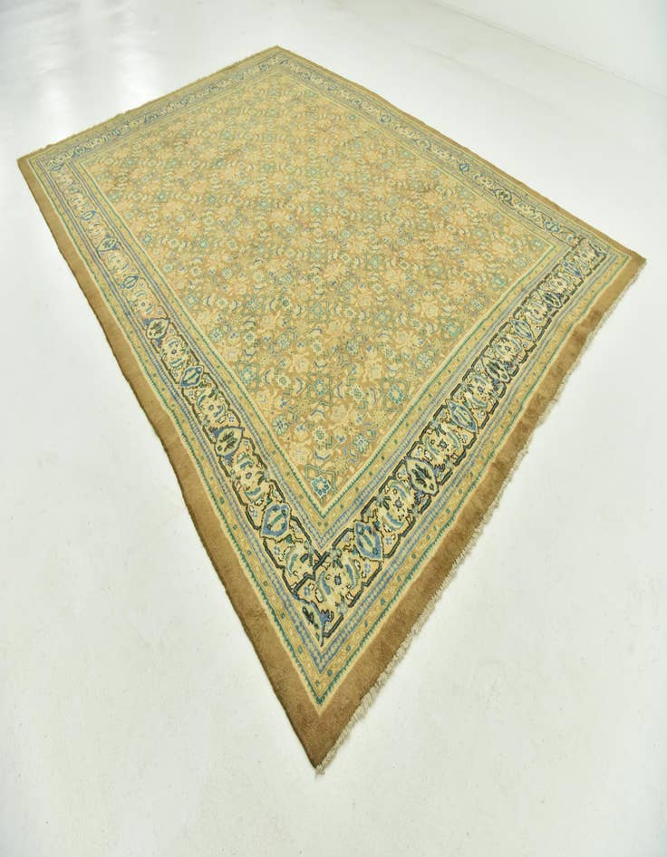 Detail image of  9' 9 x 13' 6  Hand Knotted Farahan Persian Wool Rug