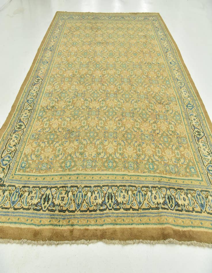 Detail image of  9' 9 x 13' 6  Hand Knotted Farahan Persian Wool Rug